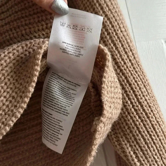 Brave Soul boxy cropped roll neck sweater - size L - Picture 4 of 5